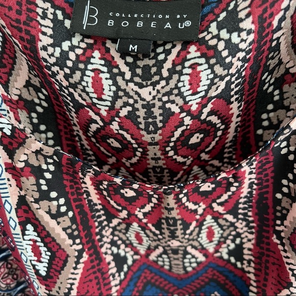 Collection by Bobeau Aztec Print Casual Dress. Has pockets! Medium. - Picture 2 of 4